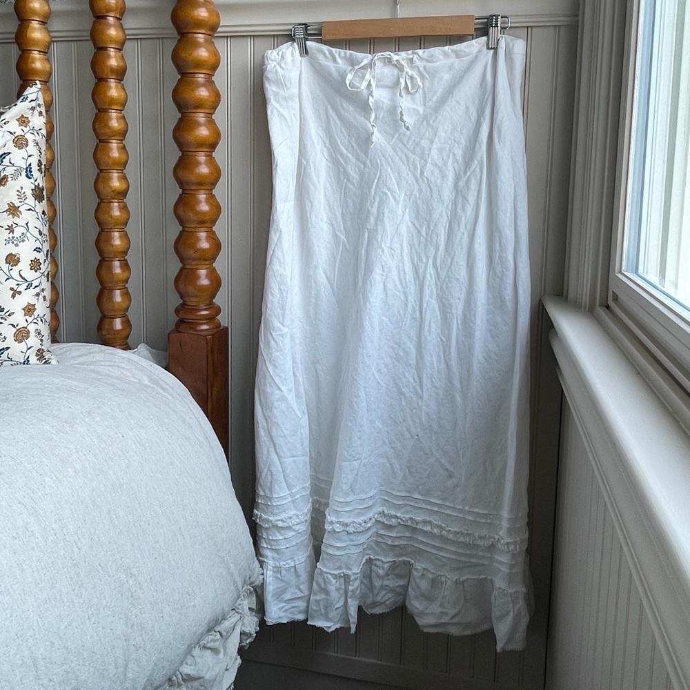 Linen Maxi Skirt